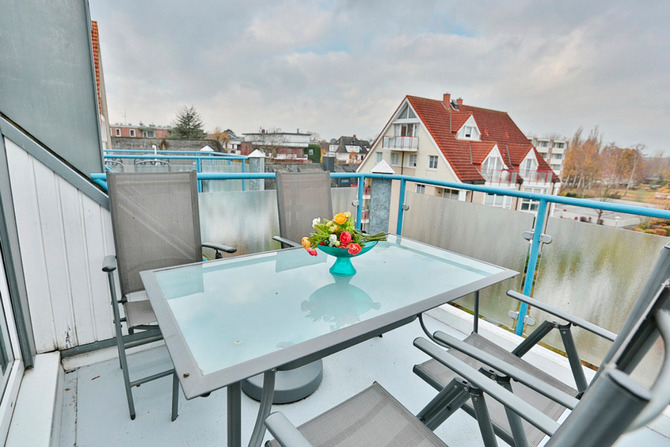 Ferienwohnung in Scharbeutz - Appartementresidenz Hansastra&szlig;e - Balkon