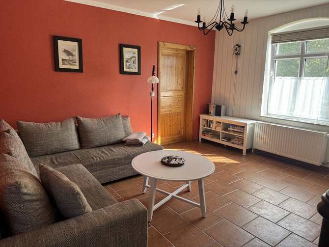 Ferienwohnung in Niederhagen - Sonne und Me(eh)r - Wohnbereich