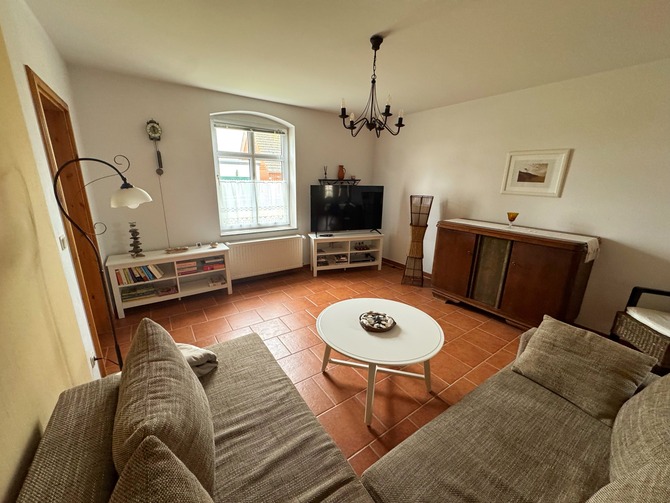 Ferienwohnung in Niederhagen - Sonne und Me(eh)r - Wohnbereich