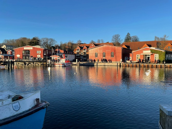 Ferienwohnung in Sch&ouml;nhagen - FerienWohnung Perlentaucher - Hafen in Eckernf&ouml;rde
