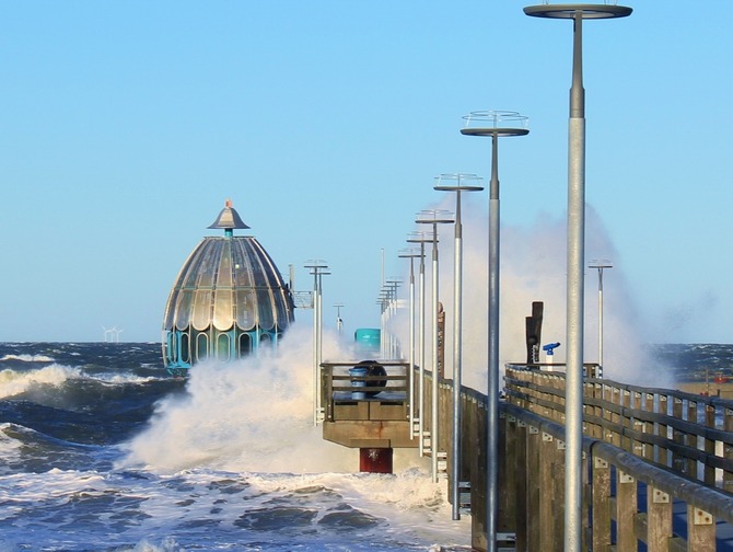 Ferienwohnung in Bresewitz - Landhaus am Bodden - Seebr&uuml;cke Zingst