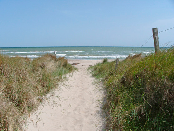 Ferienhaus in Dahme - Haus Westphal - Weg zum Strand
