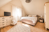 Ferienhaus in Mursewiek - Seeadler - Zimmer Landliebe mit Boxspringbett
