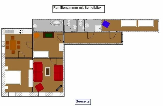 Ferienwohnung in Rabenkirchen-Faul&uuml;ck - Schleiblick Familienappartement 13 - Bild 13
