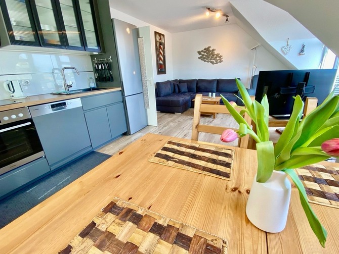 Ferienwohnung in Ostseeheilbad Zingst - Boddenkieker - Esstisch