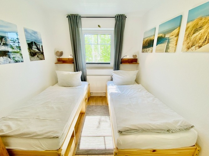 Ferienwohnung in Ostseeheilbad Zingst - Boddenkieker - zweites Schlafzimmer