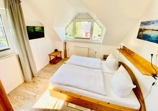 Ferienwohnung in Ostseeheilbad Zingst - Boddenkieker - Doppelbett, TV