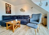 Ferienwohnung in Ostseeheilbad Zingst - Boddenkieker - Couchgarnitur