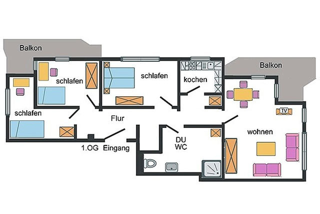 Ferienwohnung in Ostseeheilbad Zingst - Residenz "Am Postplatz", Villa Sonja, Whg. 10 - Bild 12