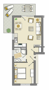 Ferienwohnung in Dierhagen - Garten-Ferienwohnung - Bild 2