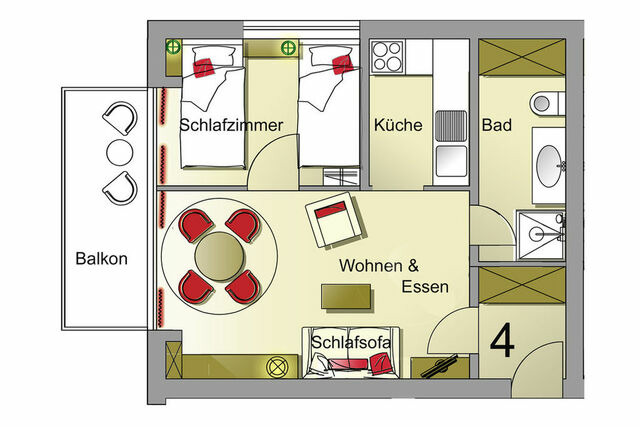 Ferienwohnung in Dahme - Am Brook 16 Whg. 4 - Bild 10