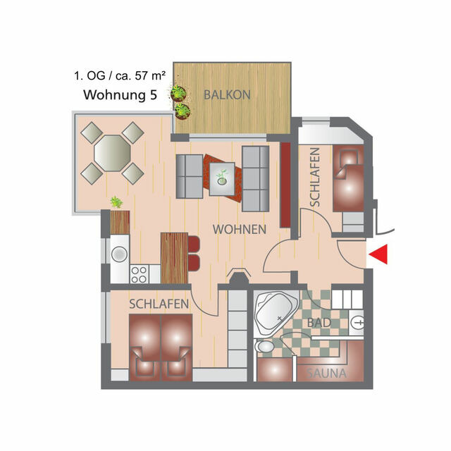 Ferienwohnung in Großenbrode - Meerblick 5 - Großenbrode - Bild 21