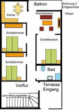Ferienwohnung in Sellin - Gro&szlig;e Ferienwohnung Wa2 -100qm - im Erdgeschoss der Villa Walhall in einem park&auml;hnlichen Garten - Bild 21