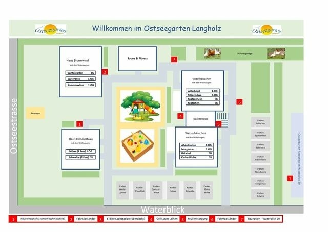 Ferienwohnung in Waabs - Ostseegarten Langholz - Ferienwohnung Sp&auml;tzchen (bis 2 Pers) - Bild 11