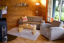 Ferienwohnung in Ulsnis - Blockhaus Ferien - Ferienwohnung Askjell