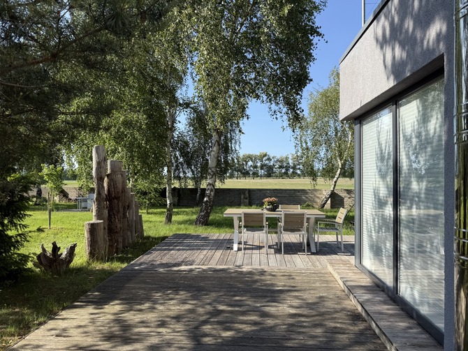 Ferienhaus in Pruchten - Ferienhus Darsskieker - Terrasse