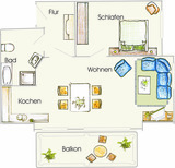 Ferienwohnung in Seebad Heringsdorf - (Brise) Villa Madeleine App. 10 - Bild 16