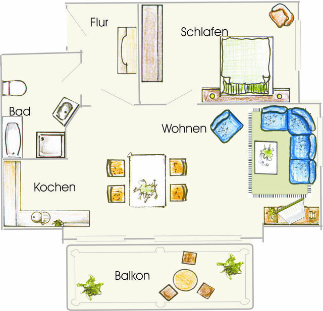Ferienwohnung in Seebad Heringsdorf - (Brise) Villa Madeleine App. 10 - Bild 16