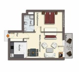 Ferienwohnung in Seebad Heringsdorf - (Brise) D&uuml;nenhaus Christa App. 18 - Bild 14