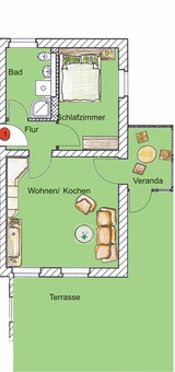Ferienwohnung in Seebad Heringsdorf - (Brise) Villa Emmi App. 01 - Bild 12