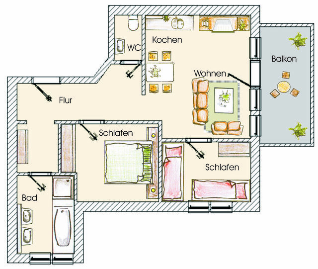 Ferienwohnung in Seebad Heringsdorf - (Brise) Neubauvilla Elbflorenz App. 16 - Bild 18