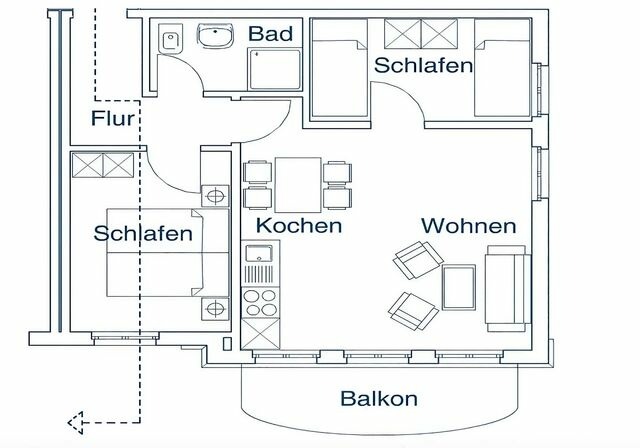 Ferienwohnung in Bansin - Villa Sonnengl&uuml;ck, App. 6 - Bild 14