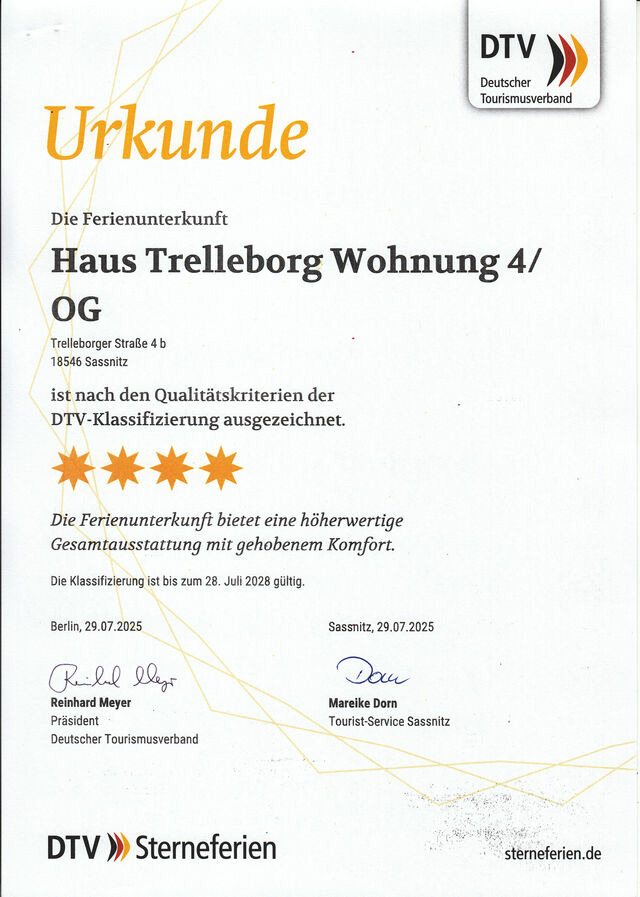 Ferienwohnung in Sassnitz - Ferienhaus Trelleborg, Wohnung 4 - Bild 18