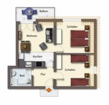 Ferienwohnung in Seebad Bansin - (Brise) Haus Seehof App. 2.34 - Bild 18